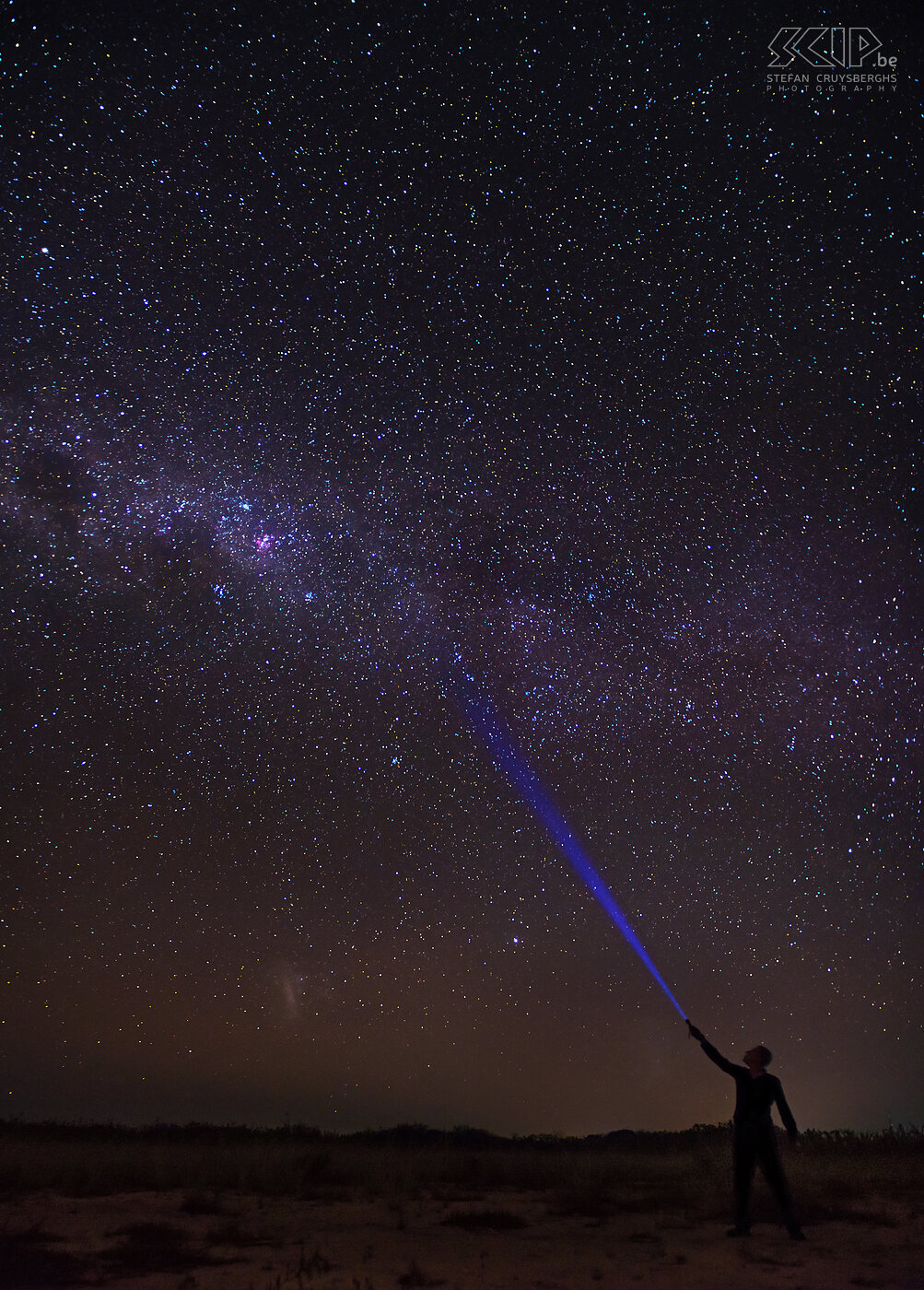 Lower Zambezi - The way to the Milky way The first night we camped on a beautiful sand bank in the middle of the river. The starry sky was incredibly beautiful and the Milky Way was clearly visible. Stefan Cruysberghs